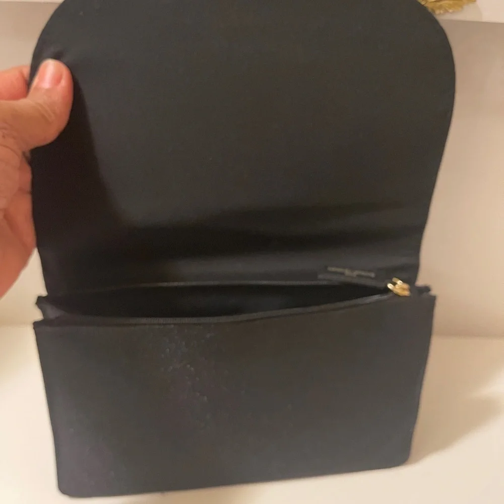 Giorgio Armani Black Sparkle Evening Pouch